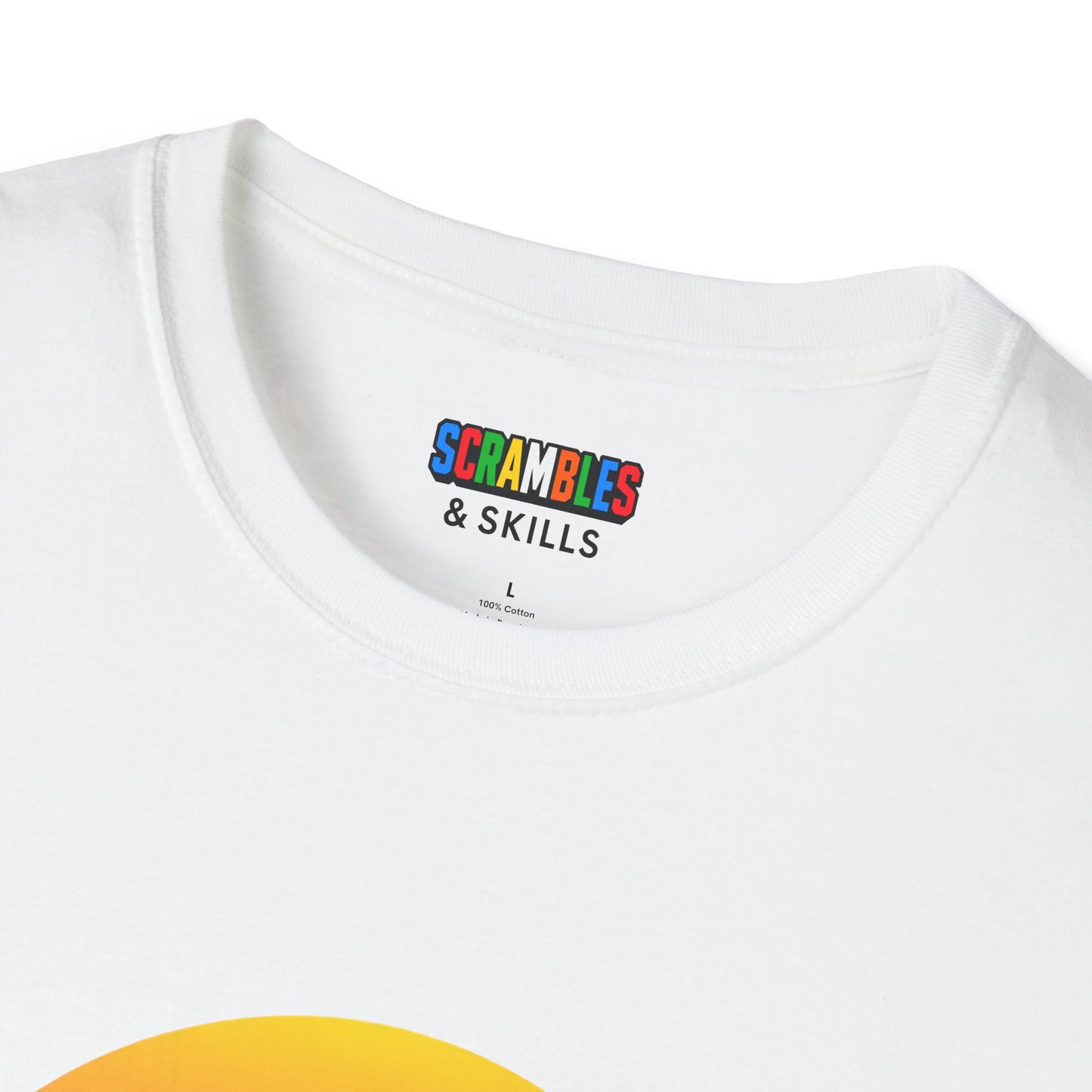 Rubik's Cube Shirt Sunset Solve Unisex Graphic Softstyle T-Shirt| Fun Cubing Shirt