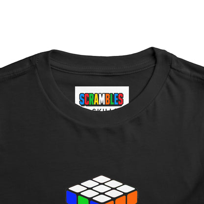 DNF Happens - Rubiks Cube Toddler Short Sleeve T-Shirt
