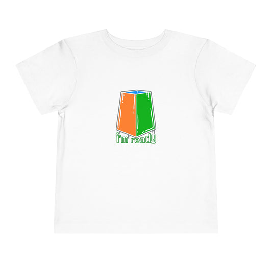 I'm Ready Rubiks Cube Art Toddler Short Sleeve T-Shirt