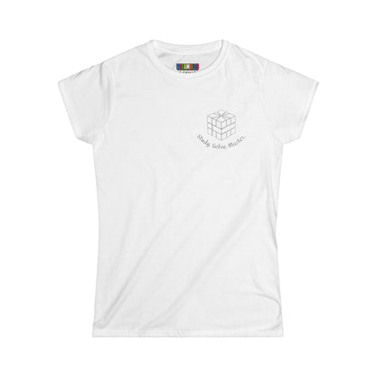 Square-1 Doodle (subtle) Women's Softstyle T-Shirt