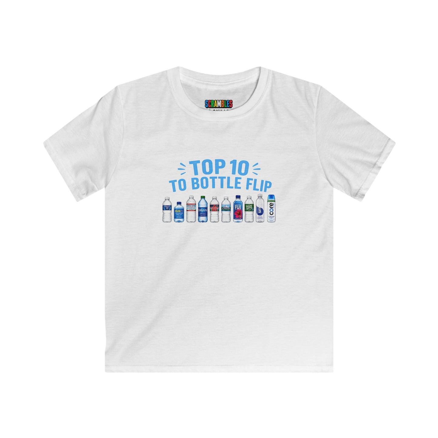 Top 10 to Bottle Flip Kids Softstyle Tee
