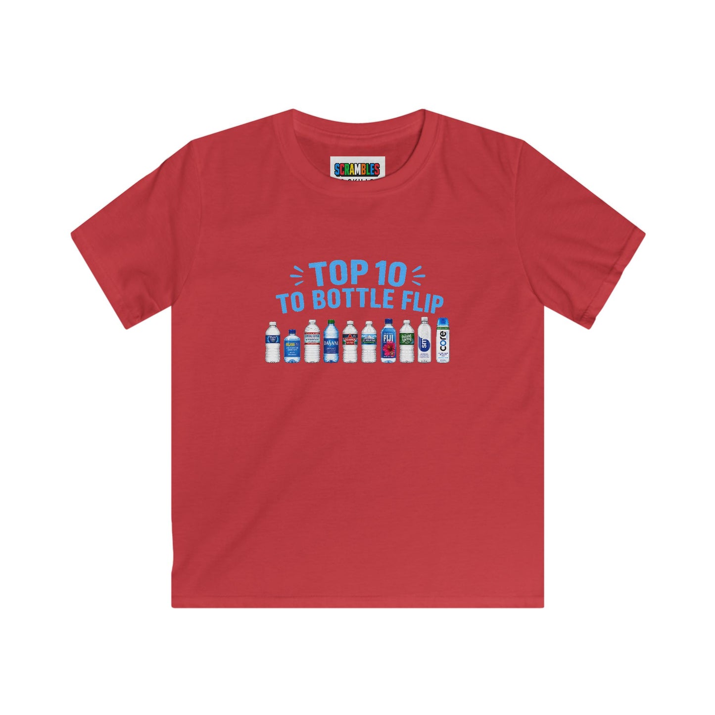 Top 10 to Bottle Flip Kids Softstyle Tee