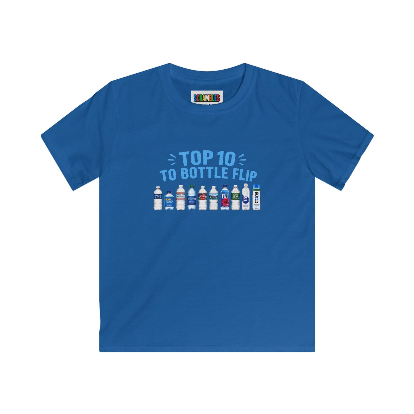 Top 10 to Bottle Flip Kids Softstyle Tee