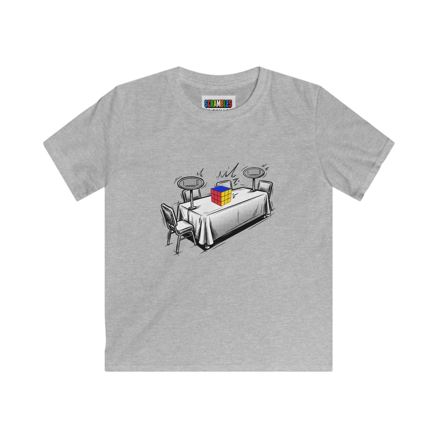3x3 Comp Day - Rubik's Cube Art  Kids Softstyle Tee