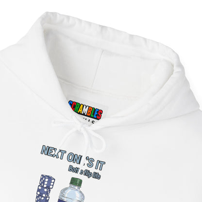 Next One's It Bottle Flip Art Unisex Heavy Blend™ Hooded Sweatshirt
