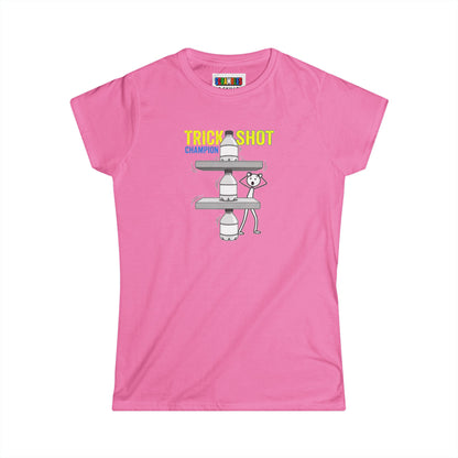 Trick shot Champion Women's Softstyle T-Shirt
