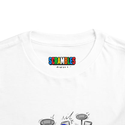 3x3 Comp Day  - Rubik's Cube Art Toddler Short Sleeve T-Shirt