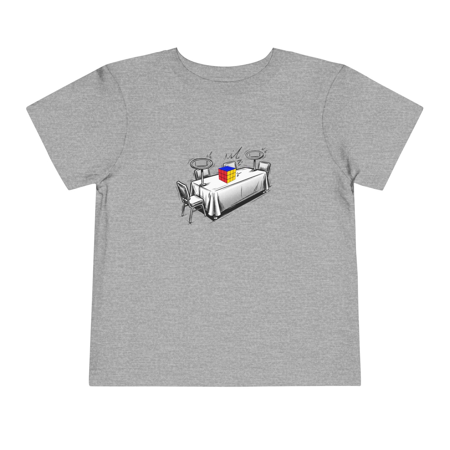 3x3 Comp Day  - Rubik's Cube Art Toddler Short Sleeve T-Shirt