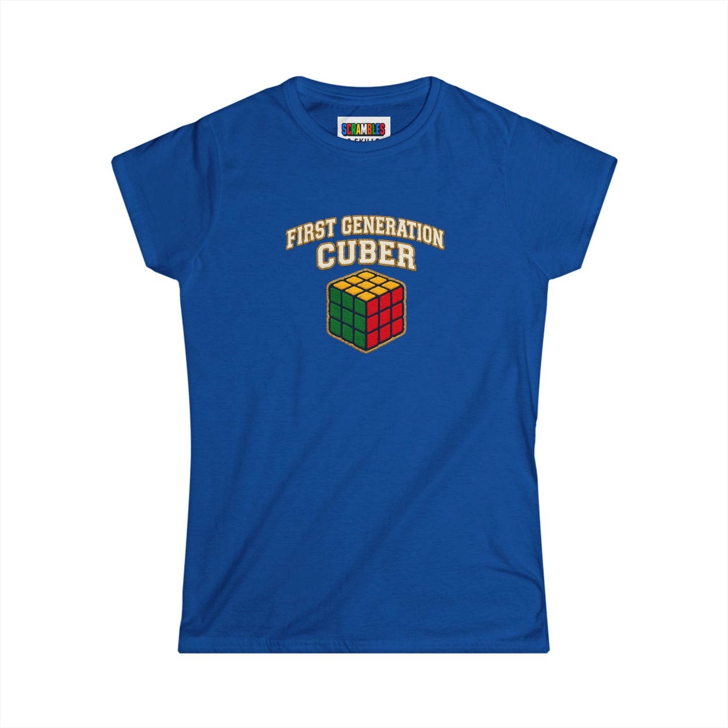 ⚡ Express - First Generation Cuber Rubiks Cube Art Women's Softstyle T-Shirt