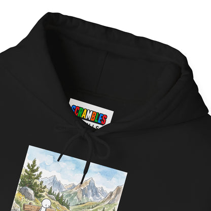 Mountain Watercolor  Unisex Heavy Blend™ Hooded Sweatshirt