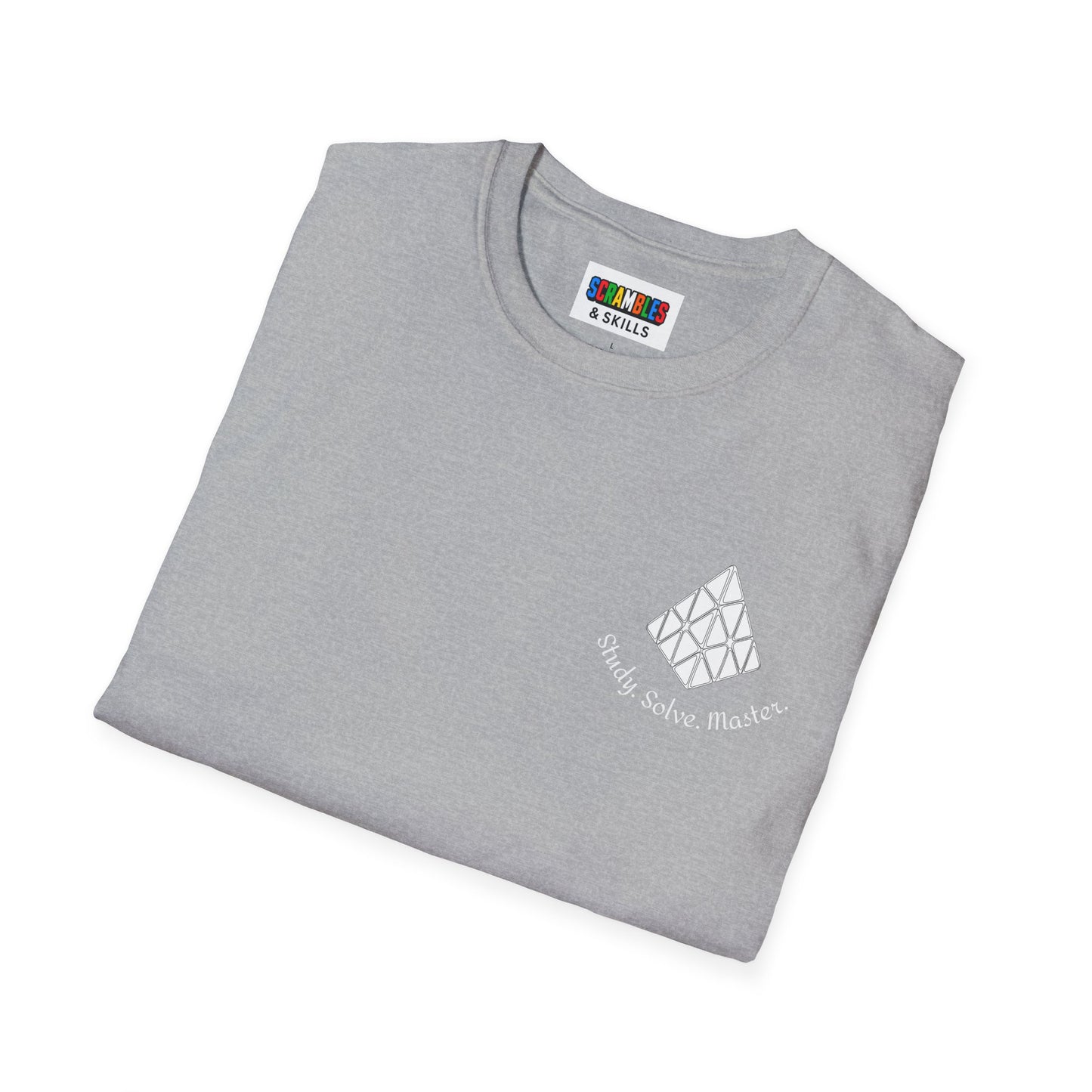 Pyraminx Doodle (Subtle) Unisex Graphic Softstyle T-Shirt