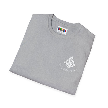 Pyraminx Doodle (Subtle) Unisex Graphic Softstyle T-Shirt