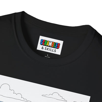 Beach Watercolor Unisex Graphic Softstyle T-Shirt