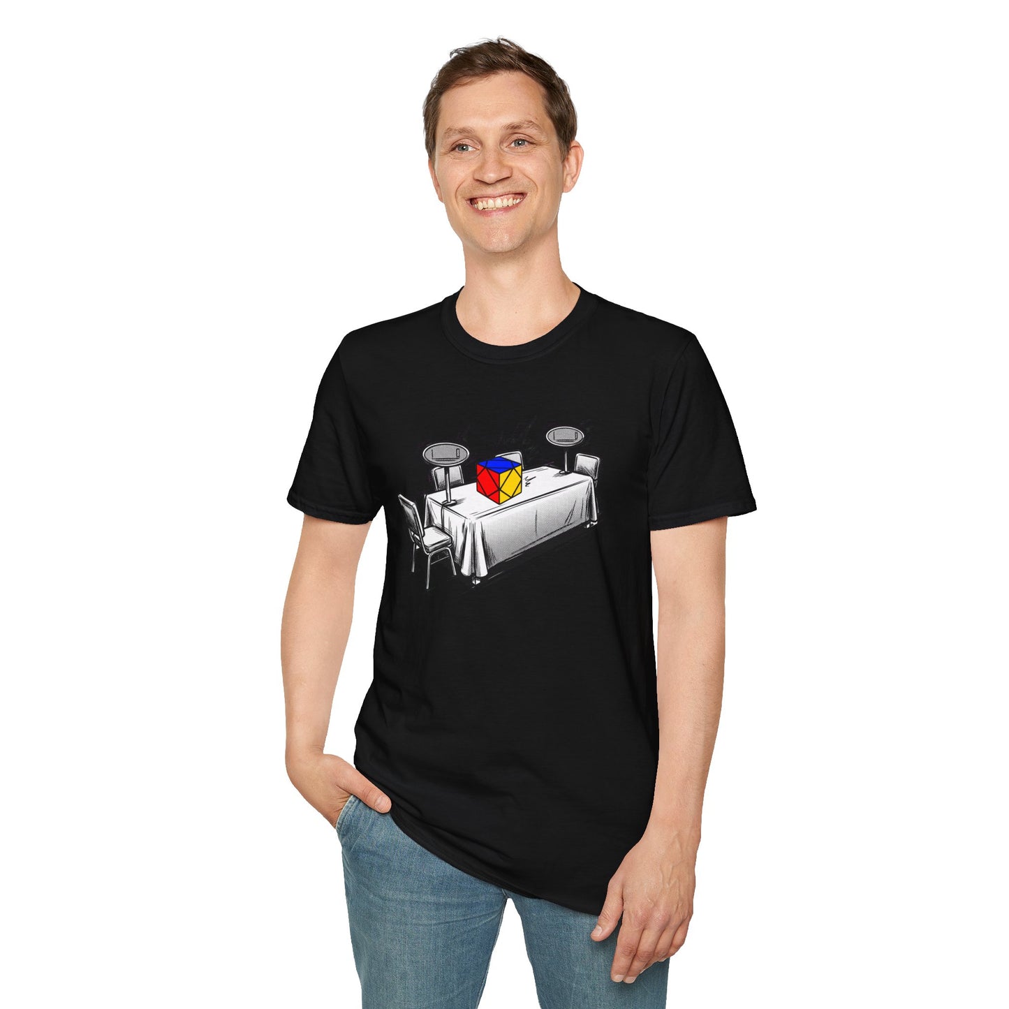 Skewb Comp Day Unisex Graphic Softstyle T-Shirt