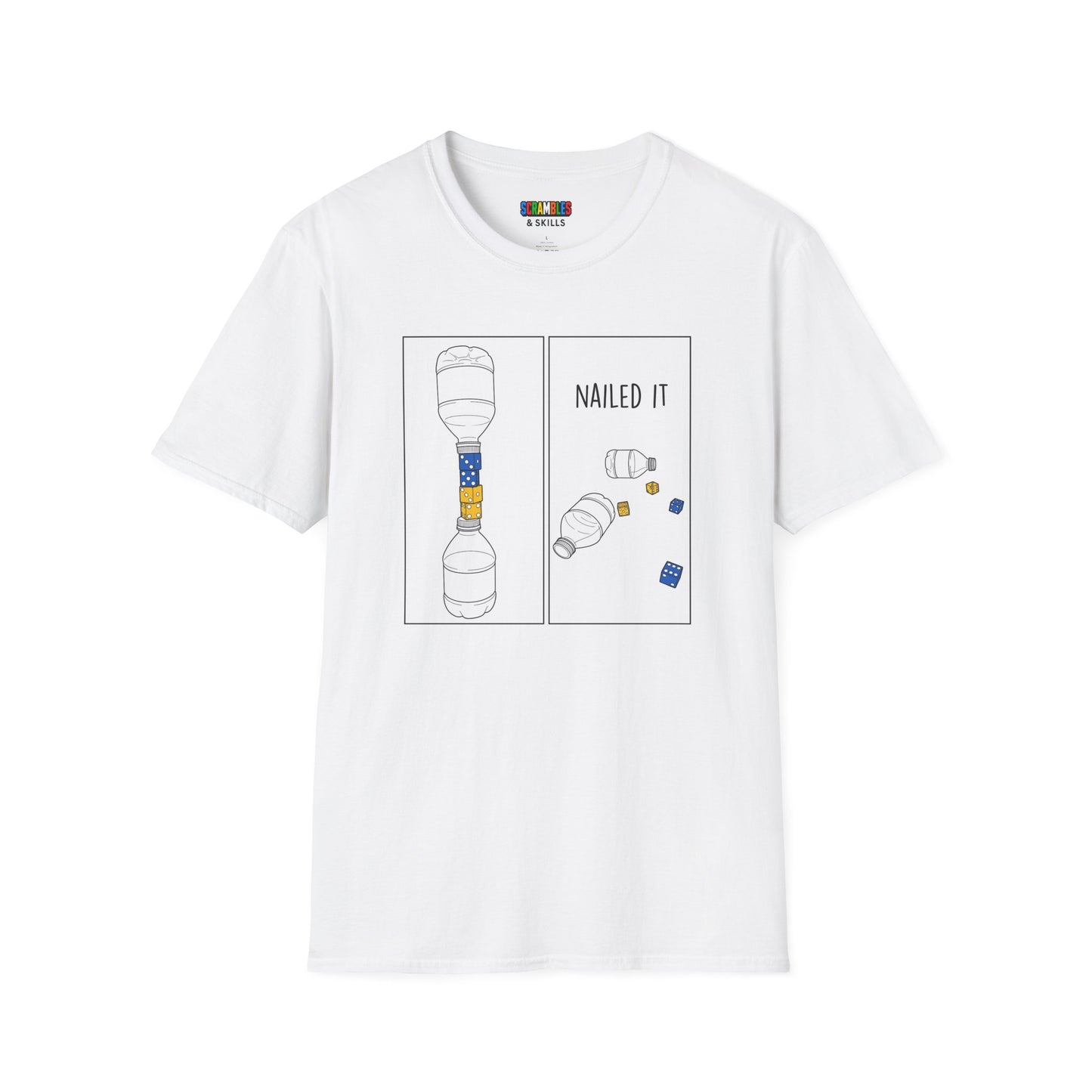Nailed It Trick shot Unisex Graphic Softstyle T-Shirt