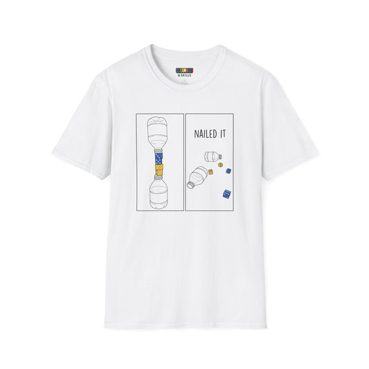 Nailed It Trick shot Unisex Graphic Softstyle T-Shirt