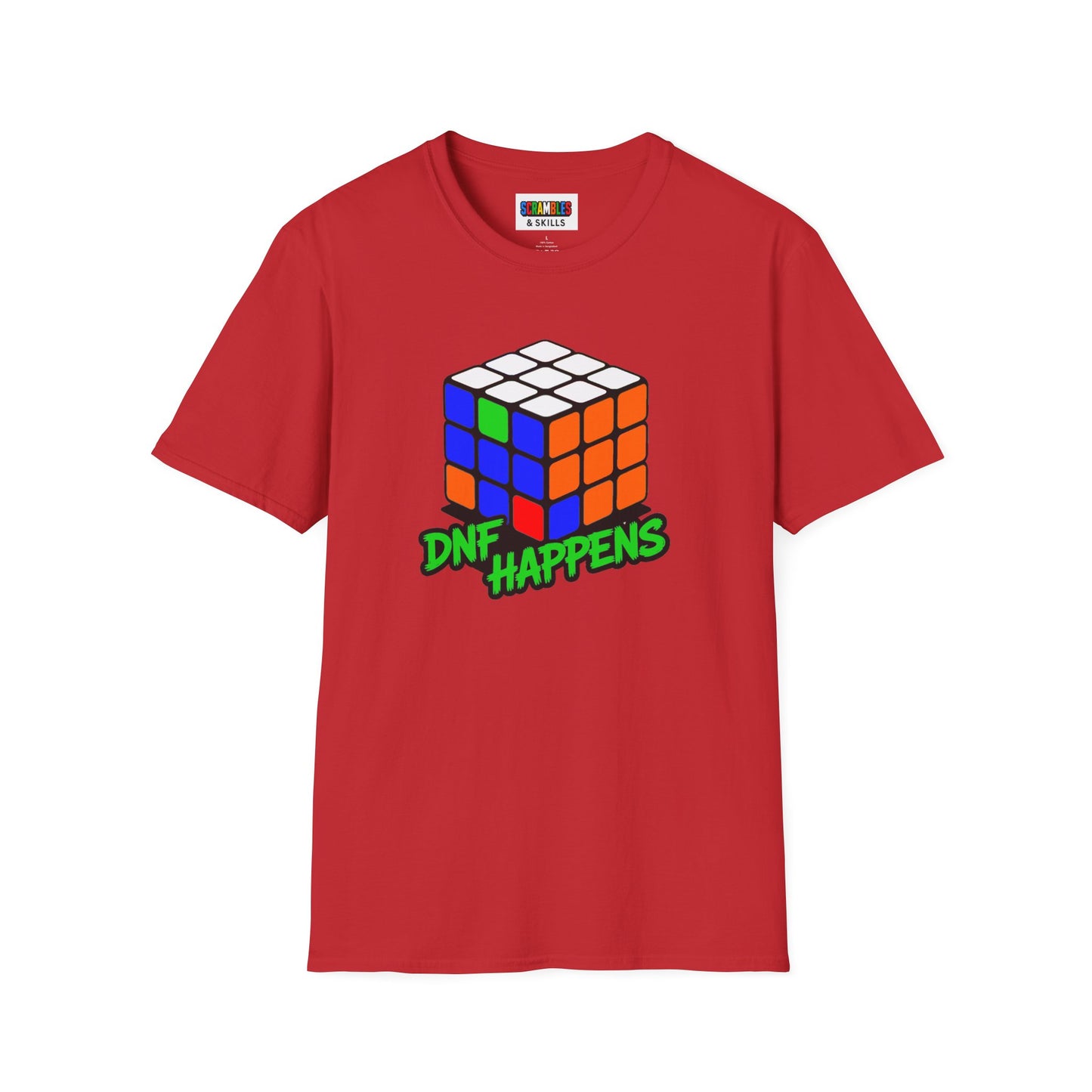 DNF Happens Unisex Graphic Softstyle T-Shirt