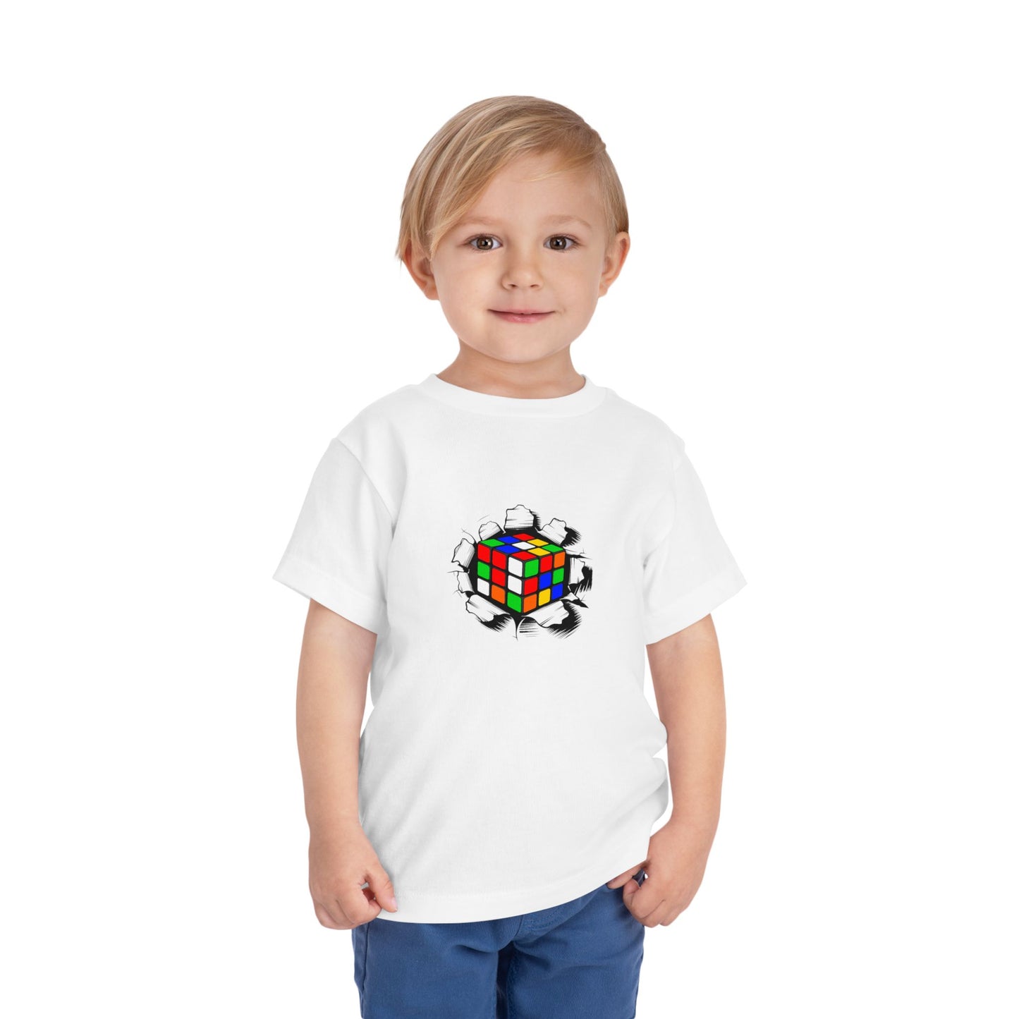 Crashing Out - Rubiks Cube Toddler Short Sleeve T-Shirt