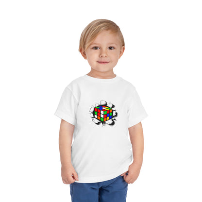 Crashing Out - Rubiks Cube Toddler Short Sleeve T-Shirt