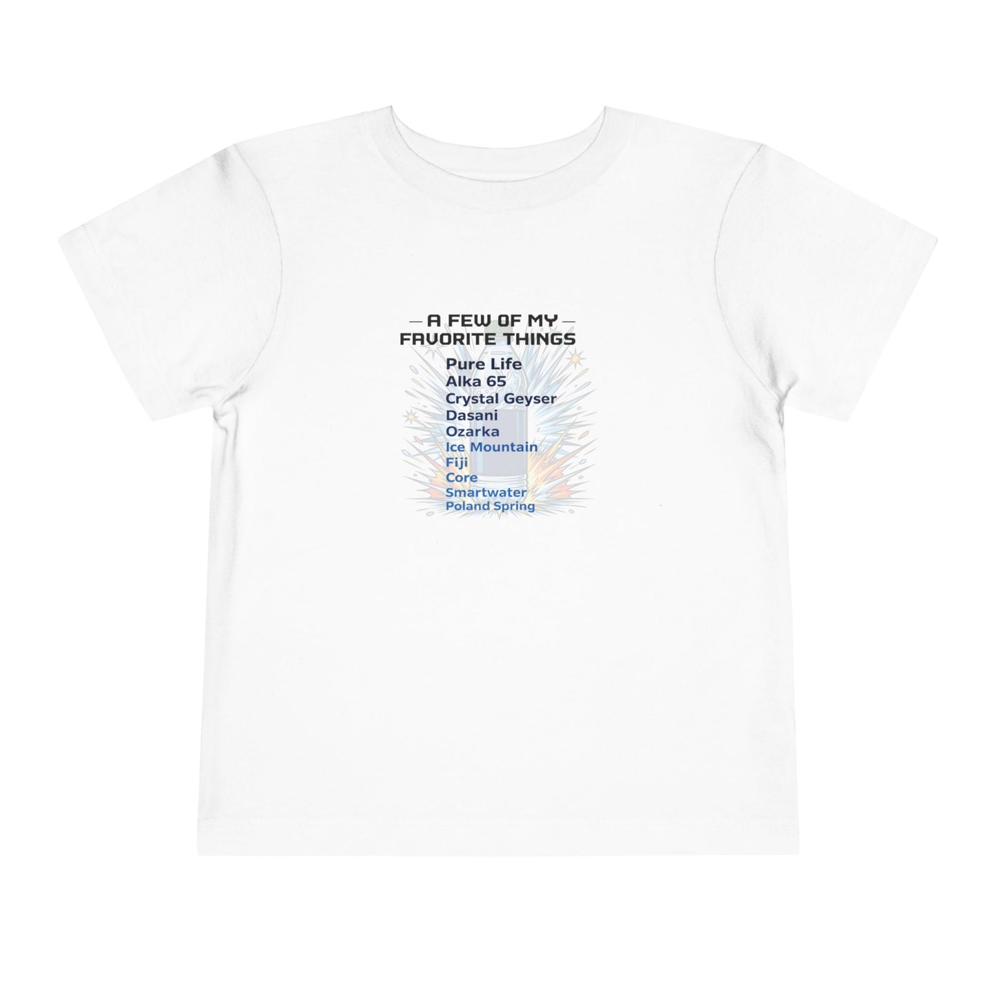 Favorite Things Bottle Flipping Toddler Short Sleeve T-Shirt