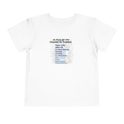 Favorite Things Bottle Flipping Toddler Short Sleeve T-Shirt