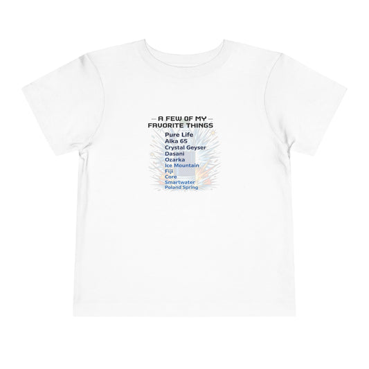 Favorite Things Bottle Flipping Toddler Short Sleeve T-Shirt