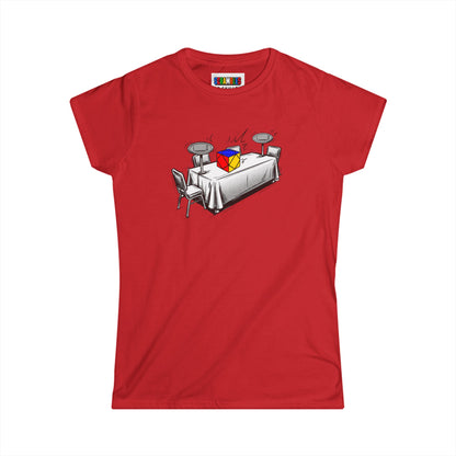 Skewb Comp Day - Rubik's Cube Art  Women's Softstyle T-Shirt