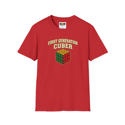⚡ Express - First Generation Cuber Rubiks Cube Art Unisex Graphic Softstyle T-Shirt