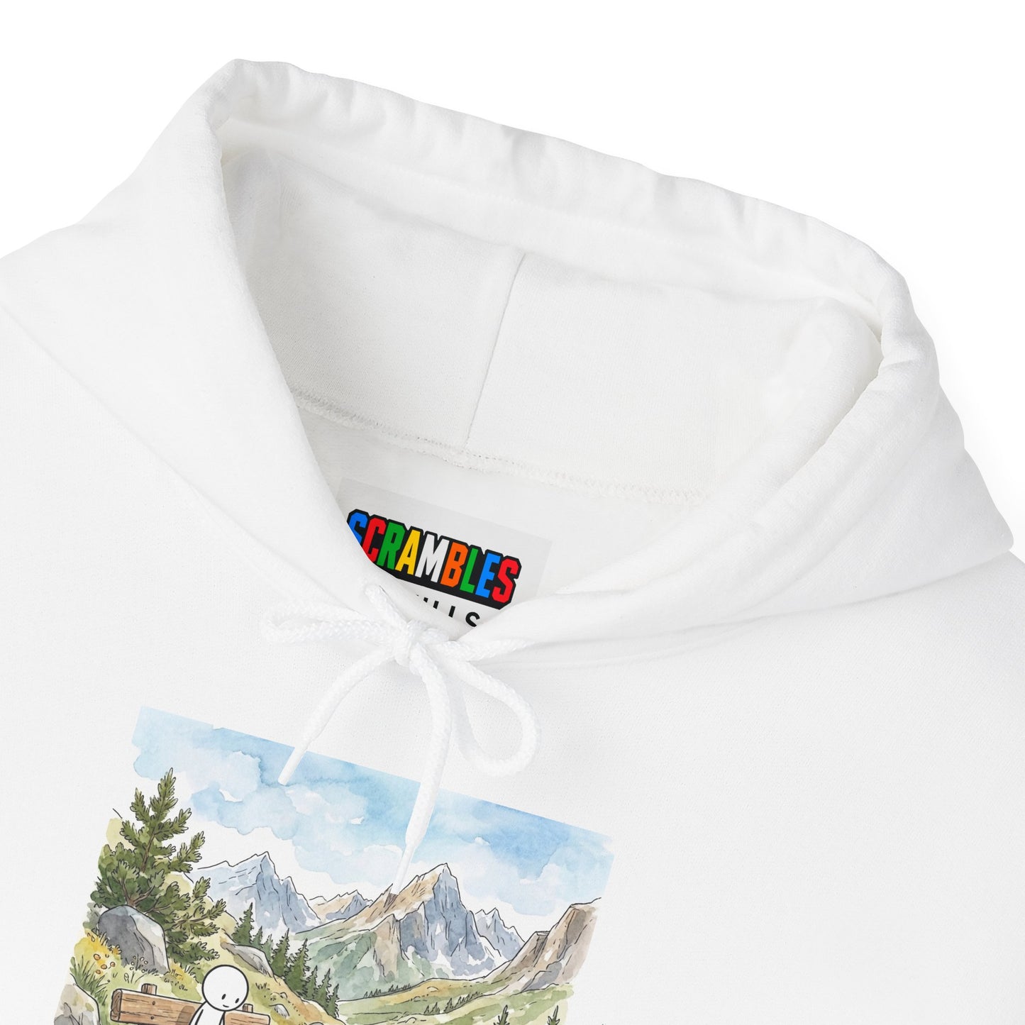 Mountain Watercolor  Unisex Heavy Blend™ Hooded Sweatshirt