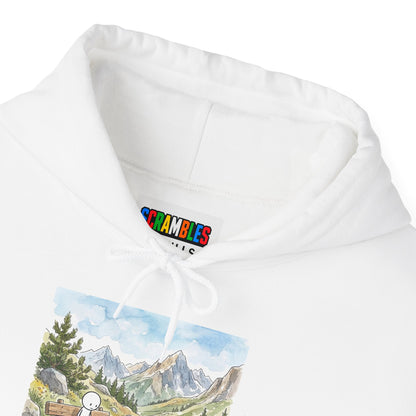 Mountain Watercolor  Unisex Heavy Blend™ Hooded Sweatshirt