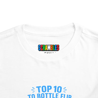 Top 10 to Bottle Flip Toddler Short Sleeve T-Shirt