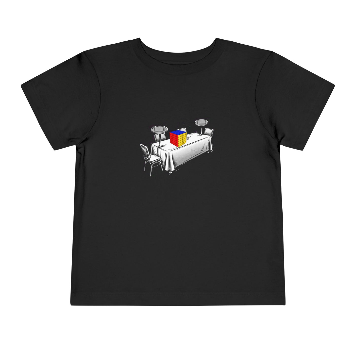 6x6 Comp Day - Rubik's Cube Art  Toddler Short Sleeve T-Shirt