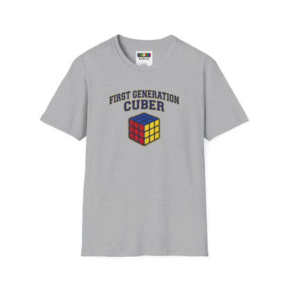 ⚡ Express - First Generation Cuber Rubiks Cube Art Unisex Graphic Softstyle T-Shirt