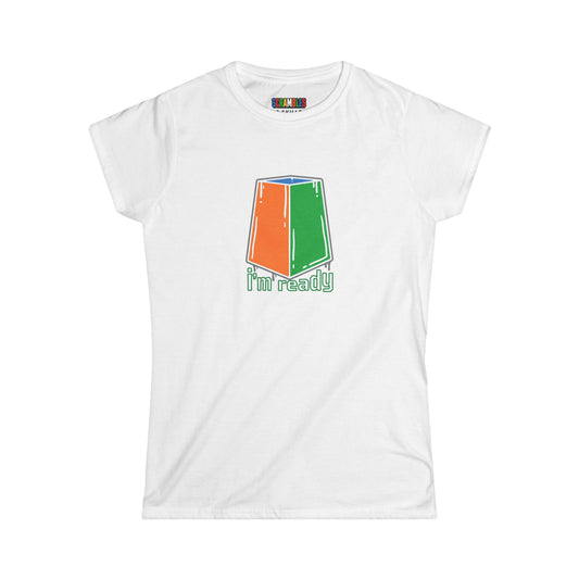 I'm Ready Rubiks Cube Art Women's Softstyle T-Shirt