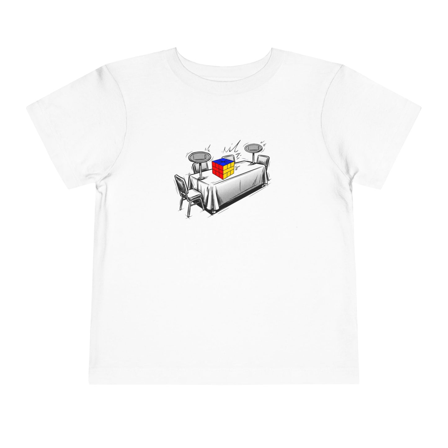 Square 1 Comp Day - Rubik's Cube Art  Toddler Short Sleeve T-Shirt