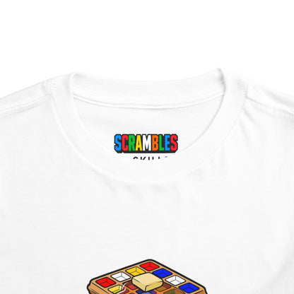 4x4 Waffles - Rubiks Cube Toddler Short Sleeve T-Shirt