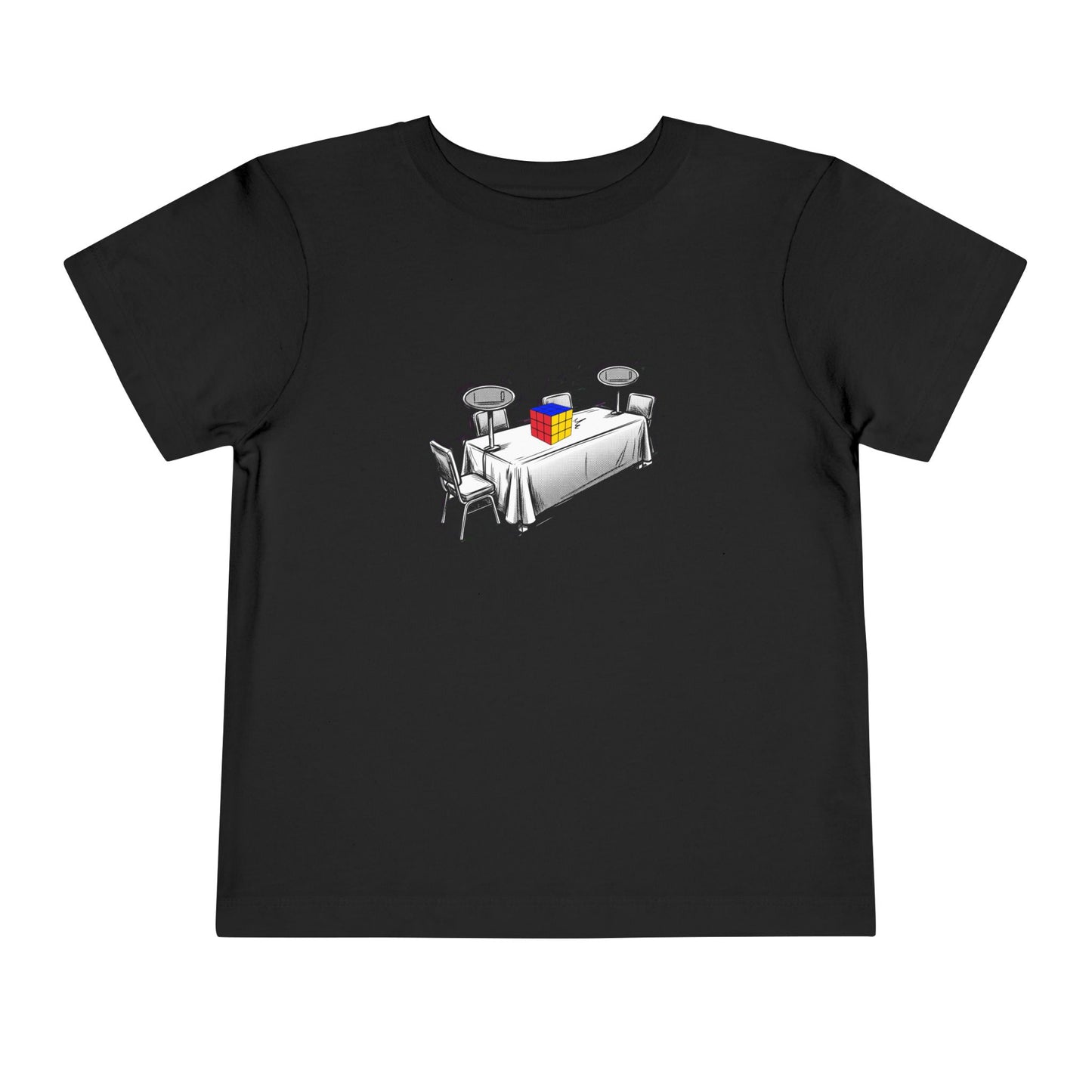 3x3 Comp Day  - Rubik's Cube Art Toddler Short Sleeve T-Shirt