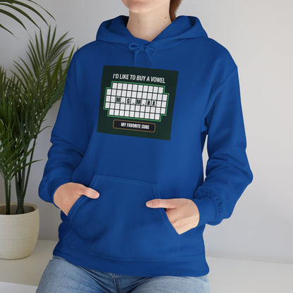 Megaminx Vowel - Rubik's Cube Art Unisex Heavy Blend™ Hooded Sweatshirt