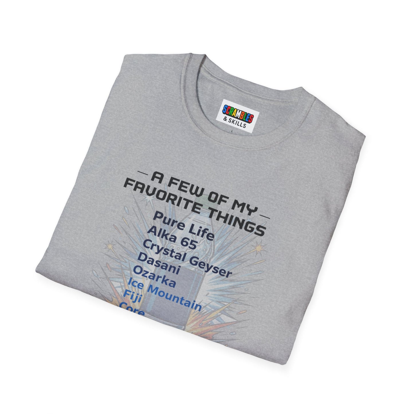 Favorite Things Bottle Flipping Unisex Graphic Softstyle T-Shirt