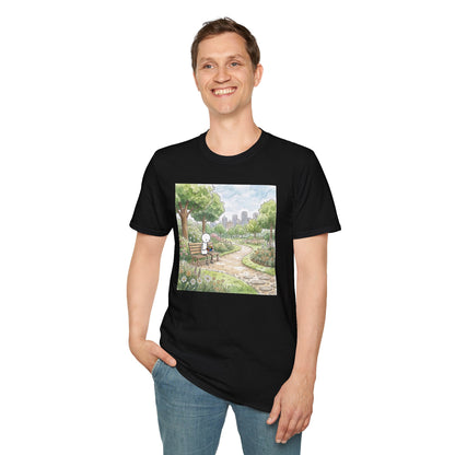 City Park Watercolor Unisex Graphic Softstyle T-Shirt