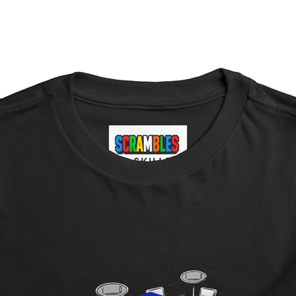 5x5 Blind Comp Day - Rubik's Cube Art  Toddler Short Sleeve T-Shirt