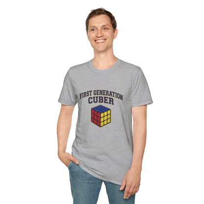 First Generation Cuber Rubiks Cube Art Unisex Graphic Softstyle T-Shirt