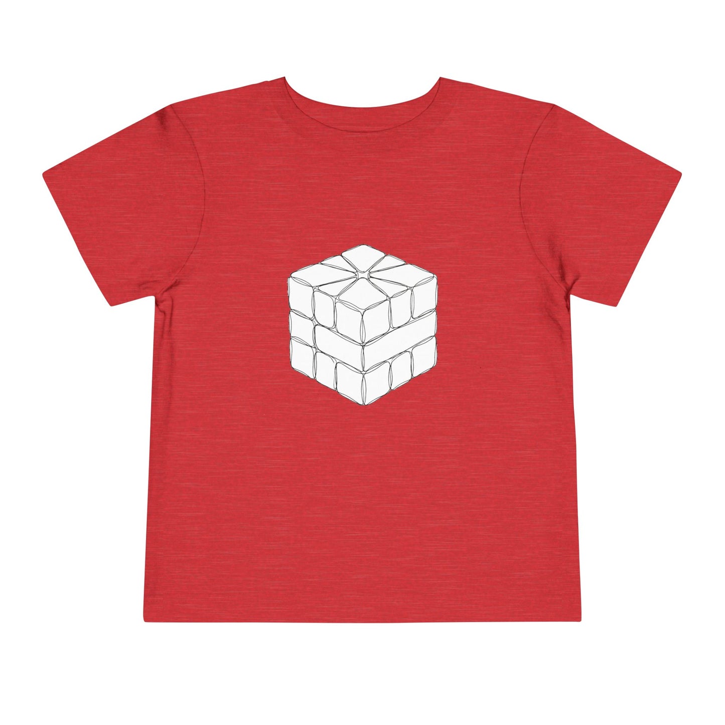 Square-1 Doodle - Rubik's Cube Art  Toddler Short Sleeve T-Shirt