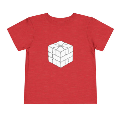 Square-1 Doodle - Rubik's Cube Art  Toddler Short Sleeve T-Shirt