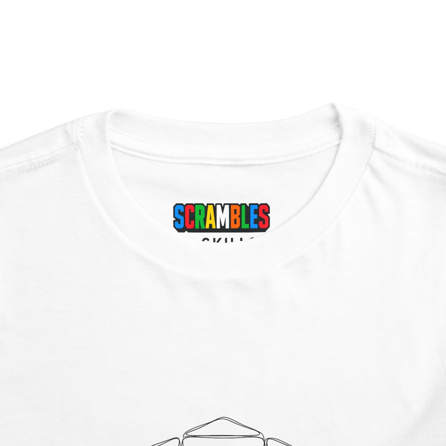Skewb Doodle - Rubik's Cube Art  Toddler Short Sleeve T-Shirt