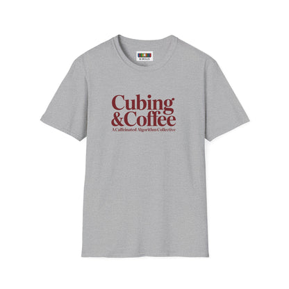 Cubing & Coffee Rubik's Cube Art Unisex Graphic Softstyle T-Shirt