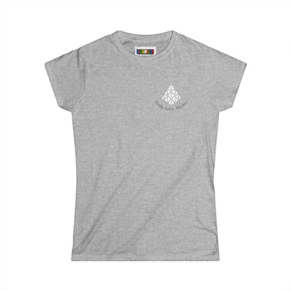 Pyraminx Doodle (Subtle) Women's Softstyle T-Shirt