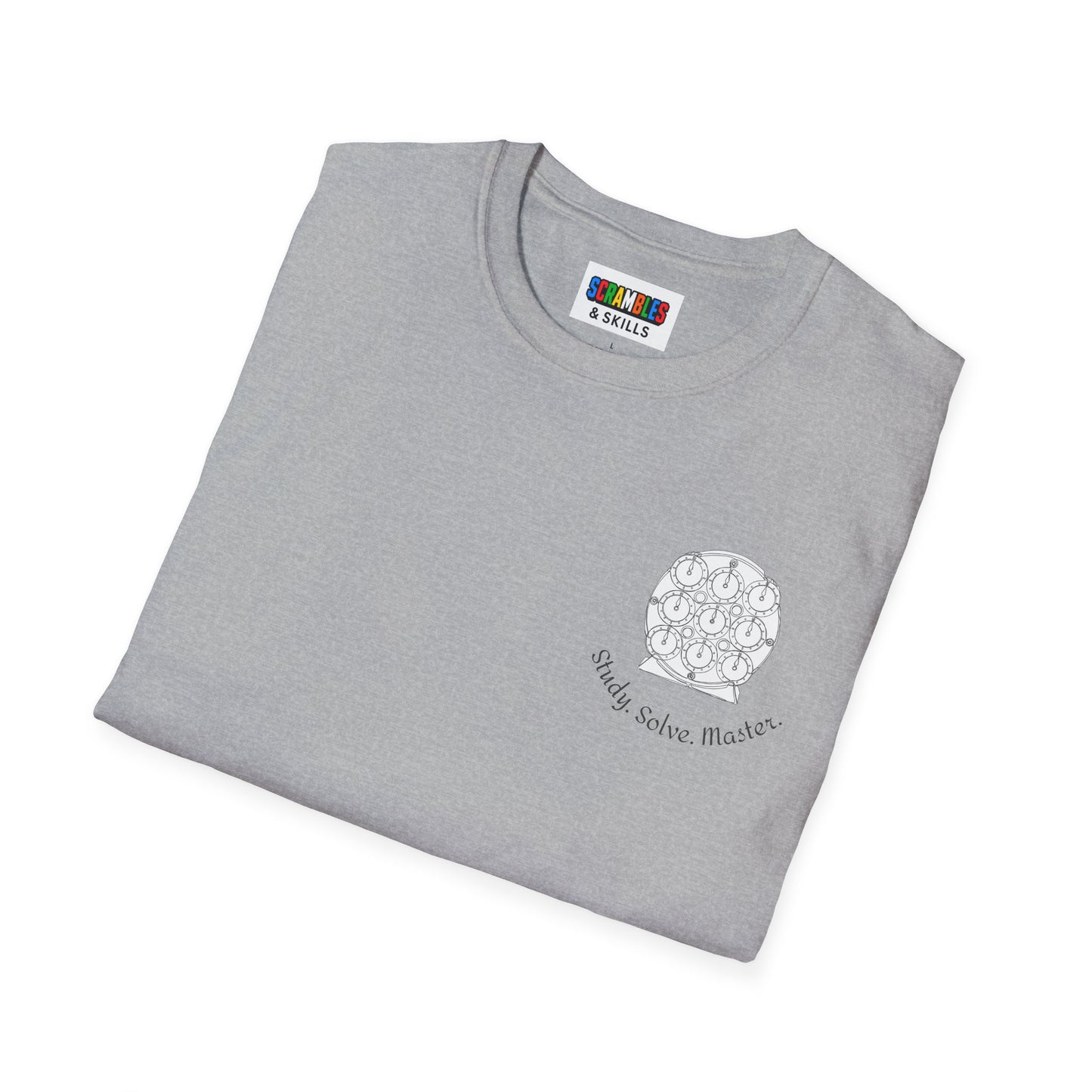Clock Doodle (Subtle) Unisex Graphic Softstyle T-Shirt