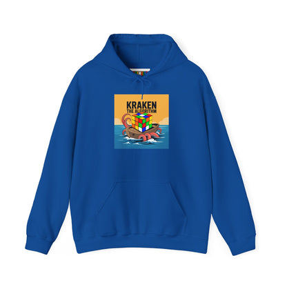 Kraken The Algorithim - Rubiks Cube Unisex Heavy Blend™ Hooded Sweatshirt