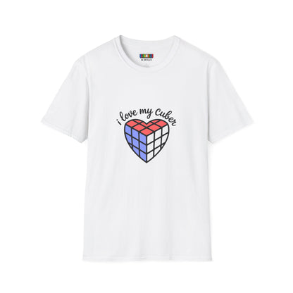 I Love My Cuber Unisex Graphic Softstyle T-Shirt